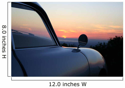 Sunset Old Car Wall Decal