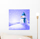 Snowman Snow Wall Decal