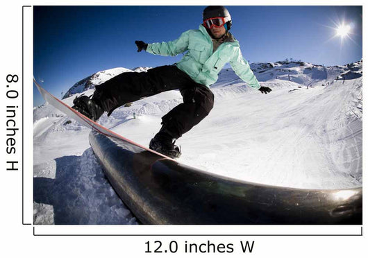Snowboard Stunt Extreme Wall Decal
