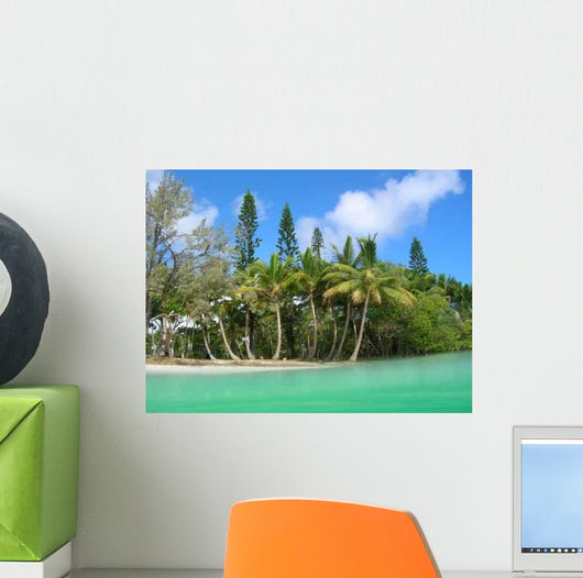 Coconut Palms Beach Wall Decal