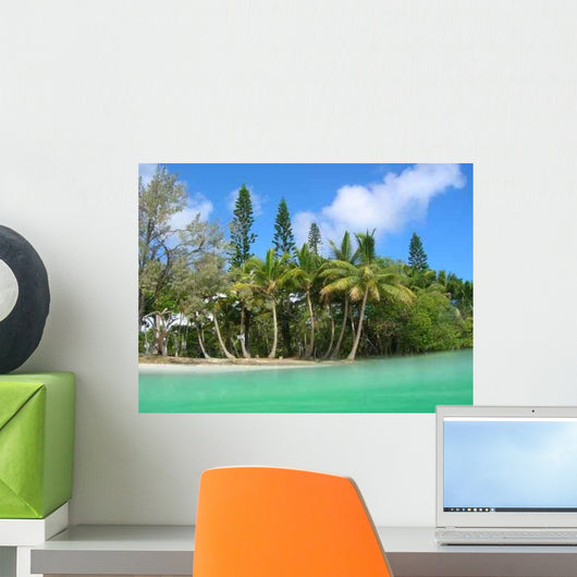Coconut Palms Beach Wall Decal