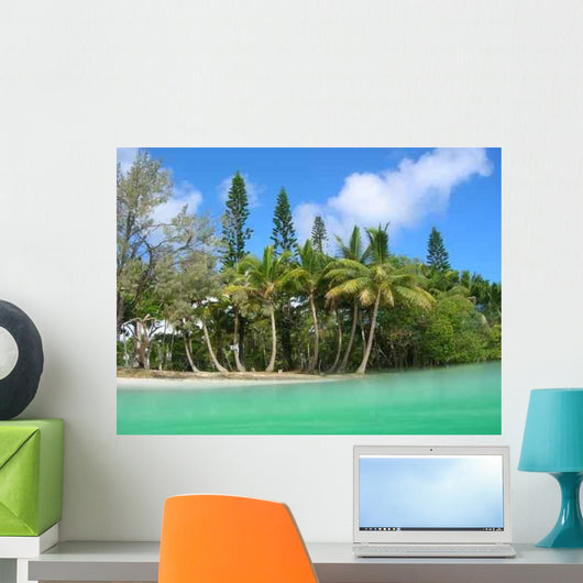 Coconut Palms Beach Wall Decal