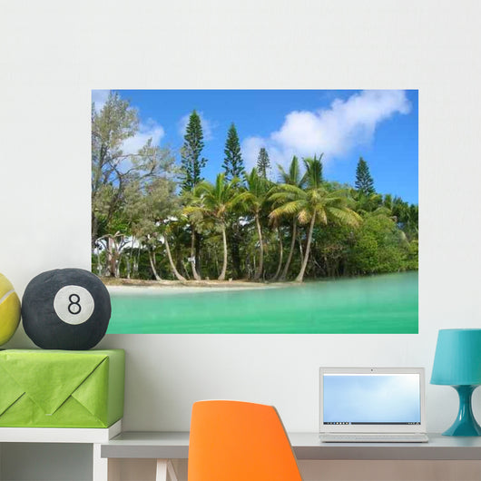 Coconut Palms Beach Wall Decal