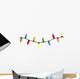 String Christmas Lights Can Wall Decal