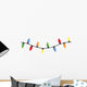 String Christmas Lights Can Wall Decal