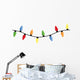 String Christmas Lights Can Wall Decal