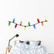 String Christmas Lights Can Wall Decal