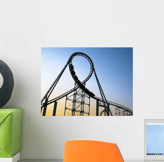 Roller Coaster Wall Decal Design 2
