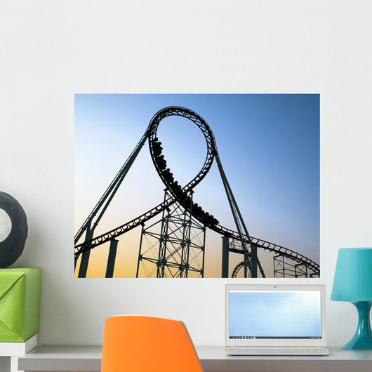 Roller Coaster Wall Decal Design 2