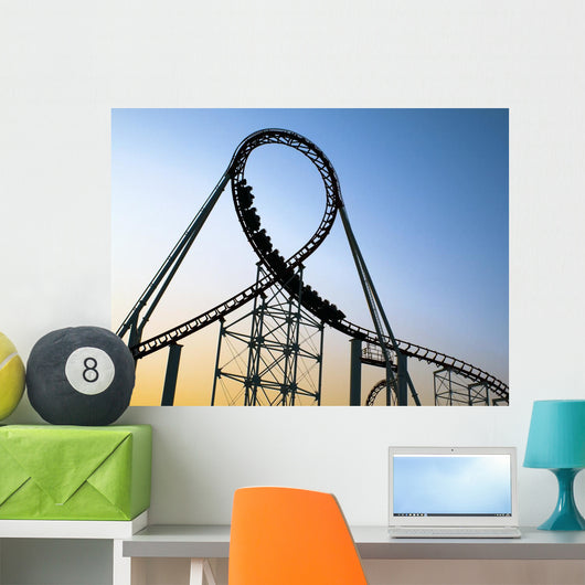Roller Coaster Wall Decal Design 2