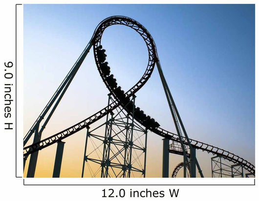 Roller Coaster Wall Decal Design 2