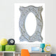 Floral Frame-window Baroque Stone Wall Decal