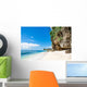 Tropical Beach with White Wall Decal