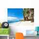 Tropical Beach with White Wall Decal
