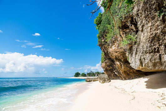 Tropical Beach with White Wall Decal