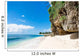Tropical Beach with White Wall Decal