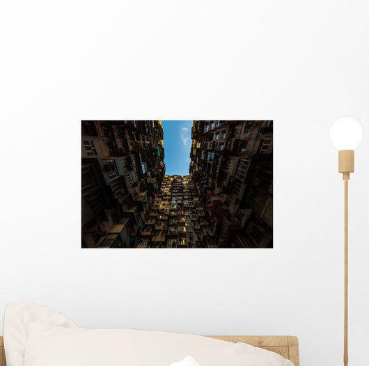 Old Apartment Hong Kong Wall Decal