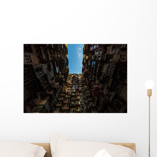 Old Apartment Hong Kong Wall Decal
