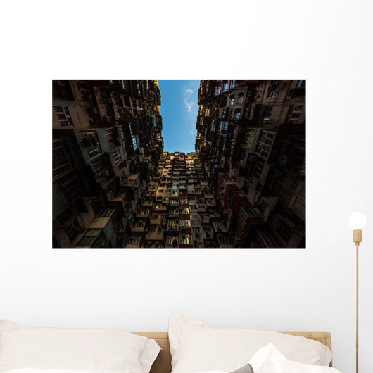 Old Apartment Hong Kong Wall Decal