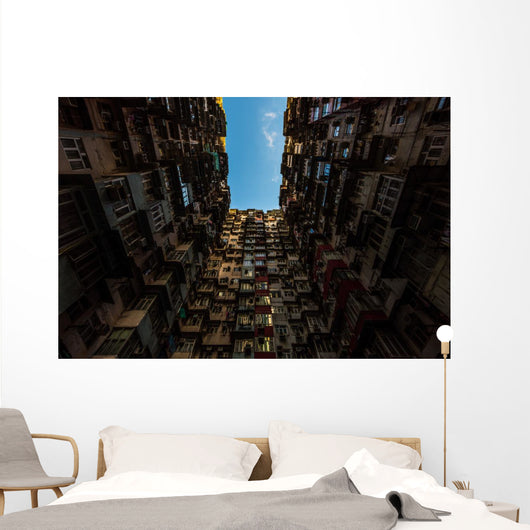 Old Apartment Hong Kong Wall Decal
