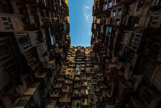 Old Apartment Hong Kong Wall Decal