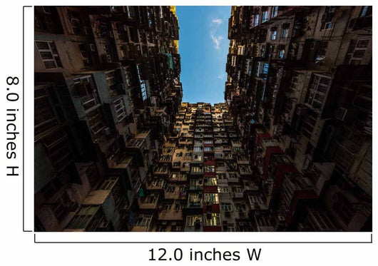 Old Apartment Hong Kong Wall Decal