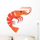 Vector Color Prawn Wall Decal