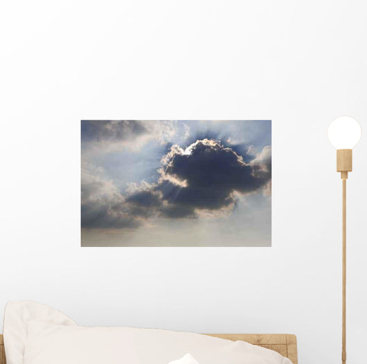Dramatic Sky with Sunbeams Wall Decal