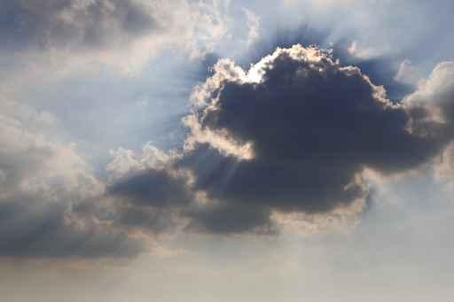Dramatic Sky with Sunbeams Wall Decal