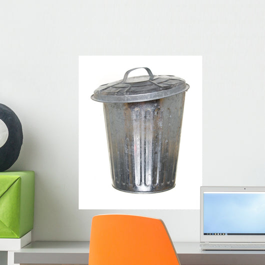 Trash Can Wall Decal