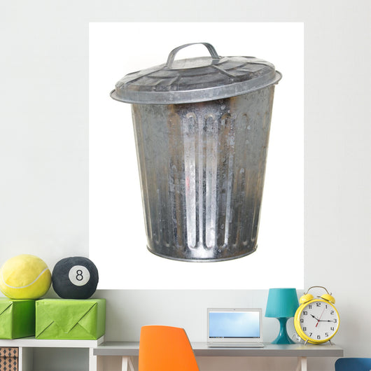 Trash Can Wall Decal