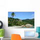 Anse Source D'argent à La Digue Aux Seychelles Wall Mural