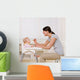 Mother Feeding Hungry Baby Wall Decal