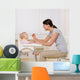 Mother Feeding Hungry Baby Wall Decal