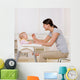 Mother Feeding Hungry Baby Wall Decal
