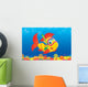 Fish Diver Wall Decal