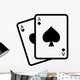 Blackjack Poker Cards with Wall Decal
