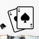 Blackjack Poker Cards with Wall Decal