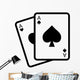 Blackjack Poker Cards with Wall Decal
