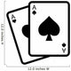 Blackjack Poker Cards with Wall Decal