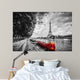 Eiffel Tower over Seine Wall Decal