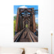 Rusty Railway Bridge Wall Decal