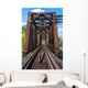 Rusty Railway Bridge Wall Decal