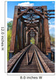 Rusty Railway Bridge Wall Decal