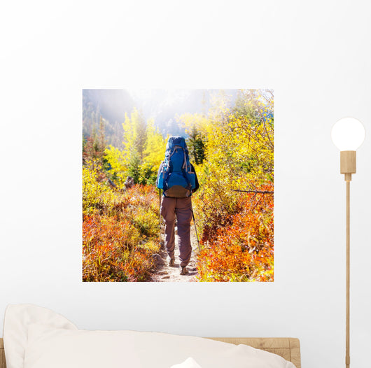 Hike Autumn Season Wall Decal