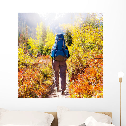 Hike Autumn Season Wall Decal