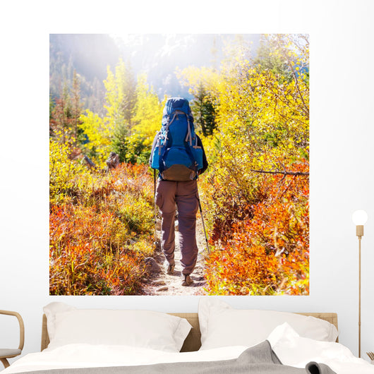 Hike Autumn Season Wall Decal