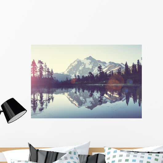 Picture Lake Wall Decal