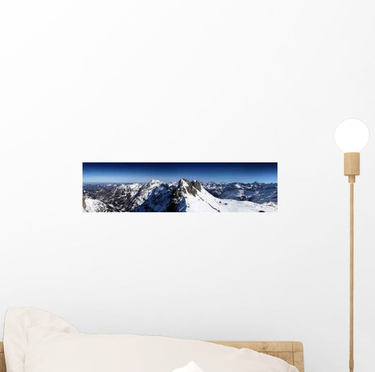 Oberstdorf Mountains Wall Decal