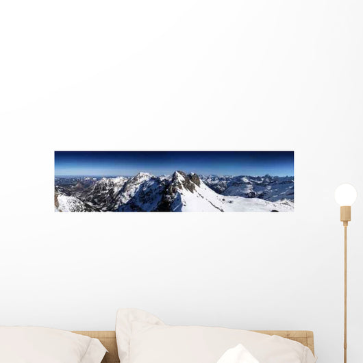 Oberstdorf Mountains Wall Decal
